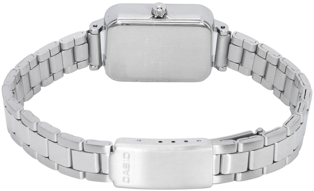 Casio Analog Stainless Steel Black Dial Quartz LTP-V009D-1E  Women's Watch