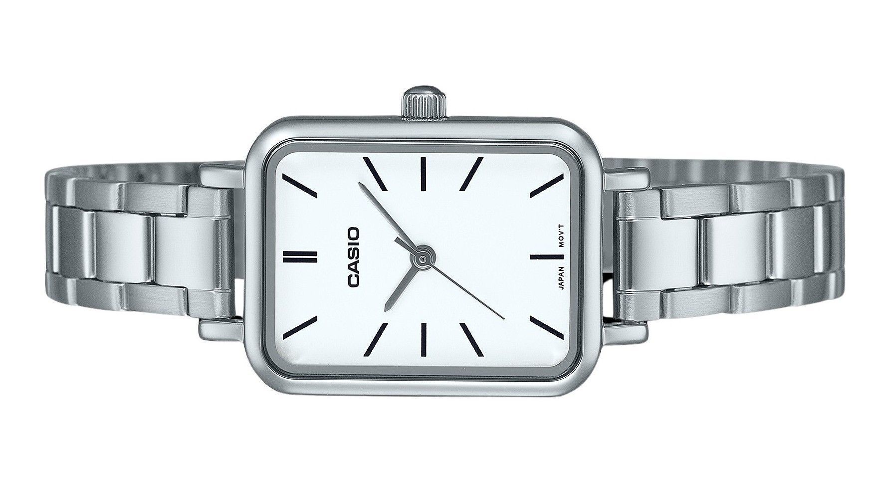 Casio Standard Analog Stainless Steel White Dial Quartz LTP-V009D-7E Women's Watch