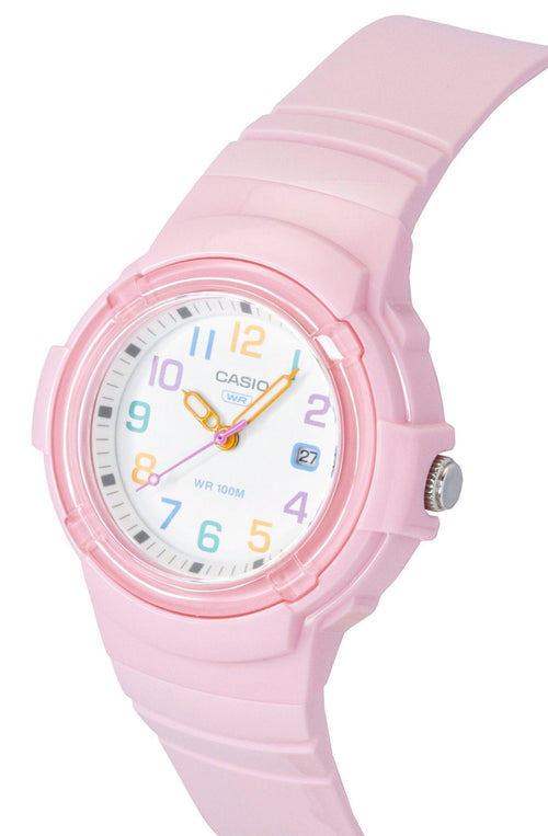 Casio Analog Bio-Based Resin Strap White Dial Quartz LX-800H-4AV 100M Women's Watch
