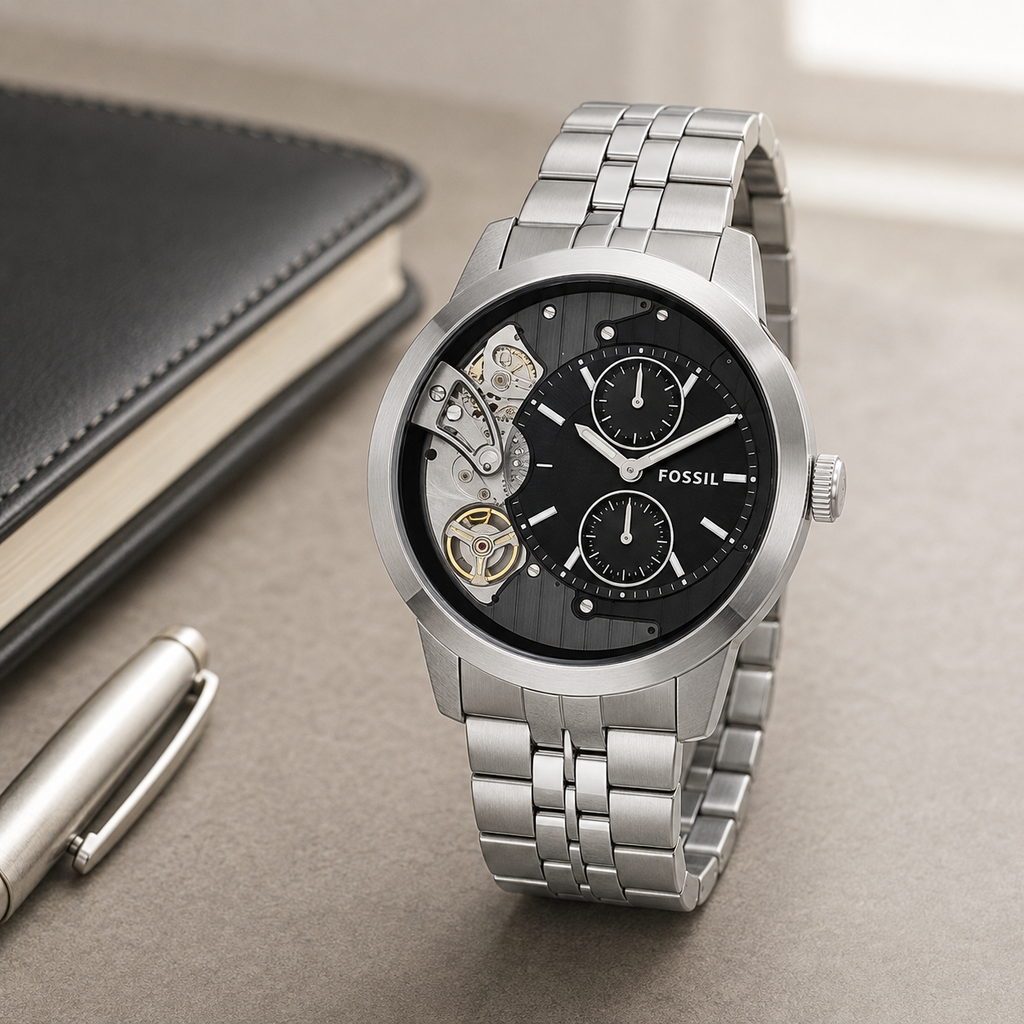 Fossil ME1135 44mm Watch executive desk view