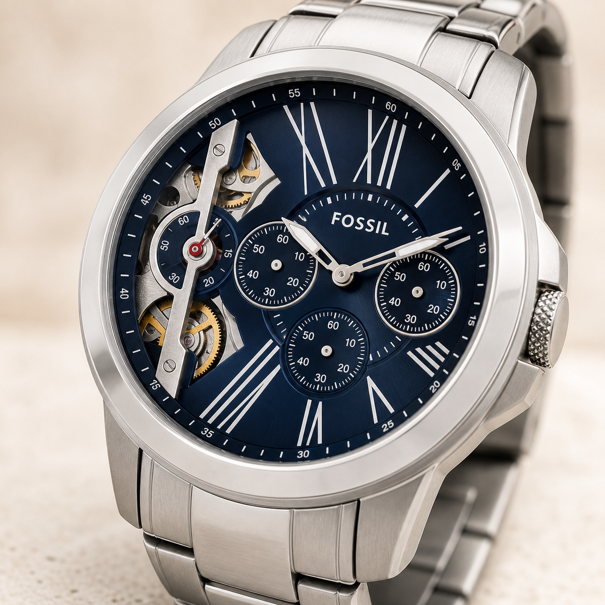 Fossil ME1146 44mm Watch macro view