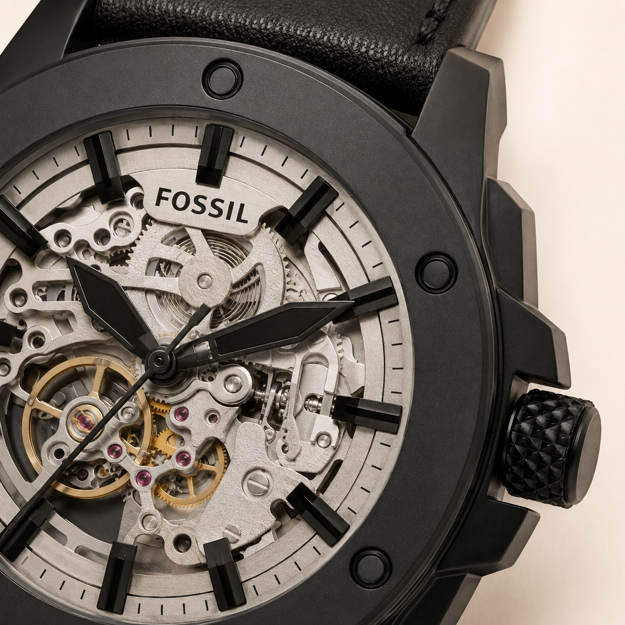 Fossil ME3134 45mm Watch macro view