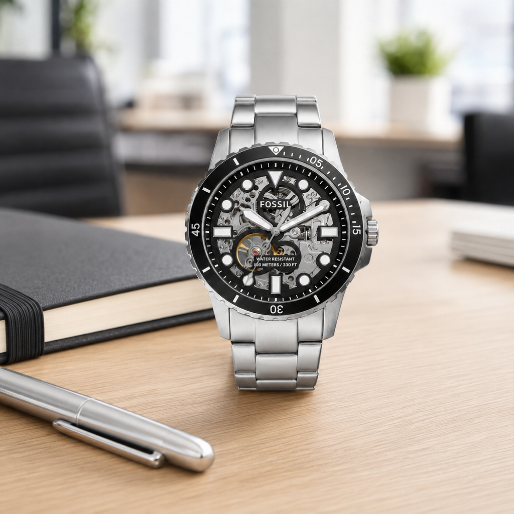 Fossil ME3190 42mm Watch executive desk view