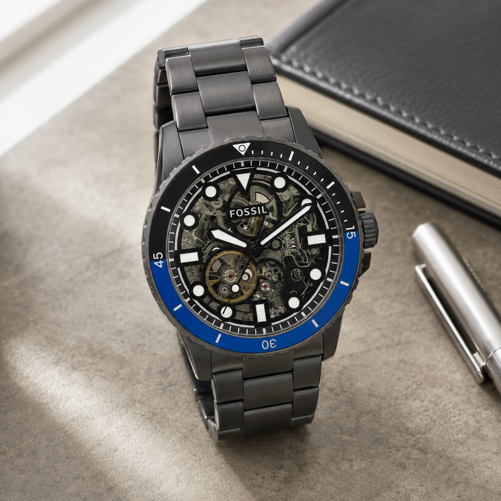 Fossil ME3201 42mm Watch executive desk view