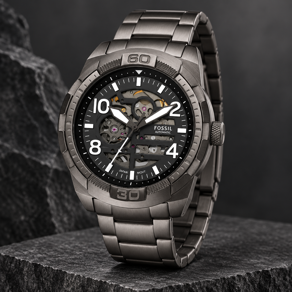 Fossil Bronson Automatic ME3255 48mm Herrenuhr