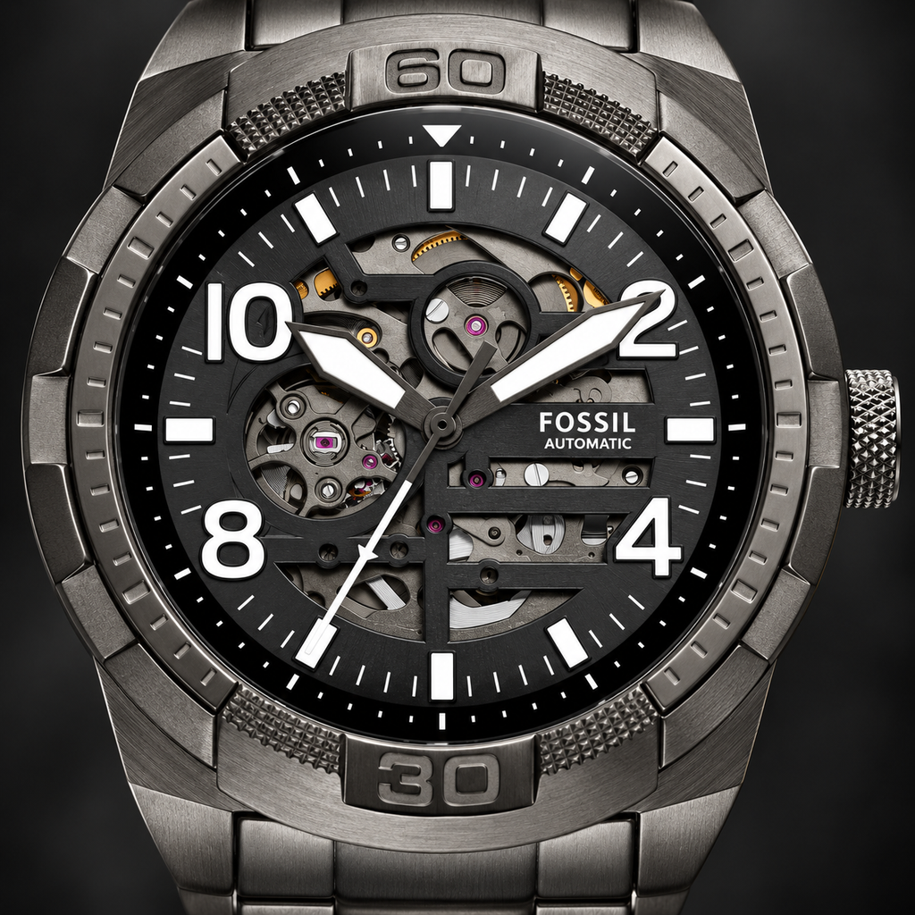 Montre homme automatique Fossil Bronson ME3255 48mm