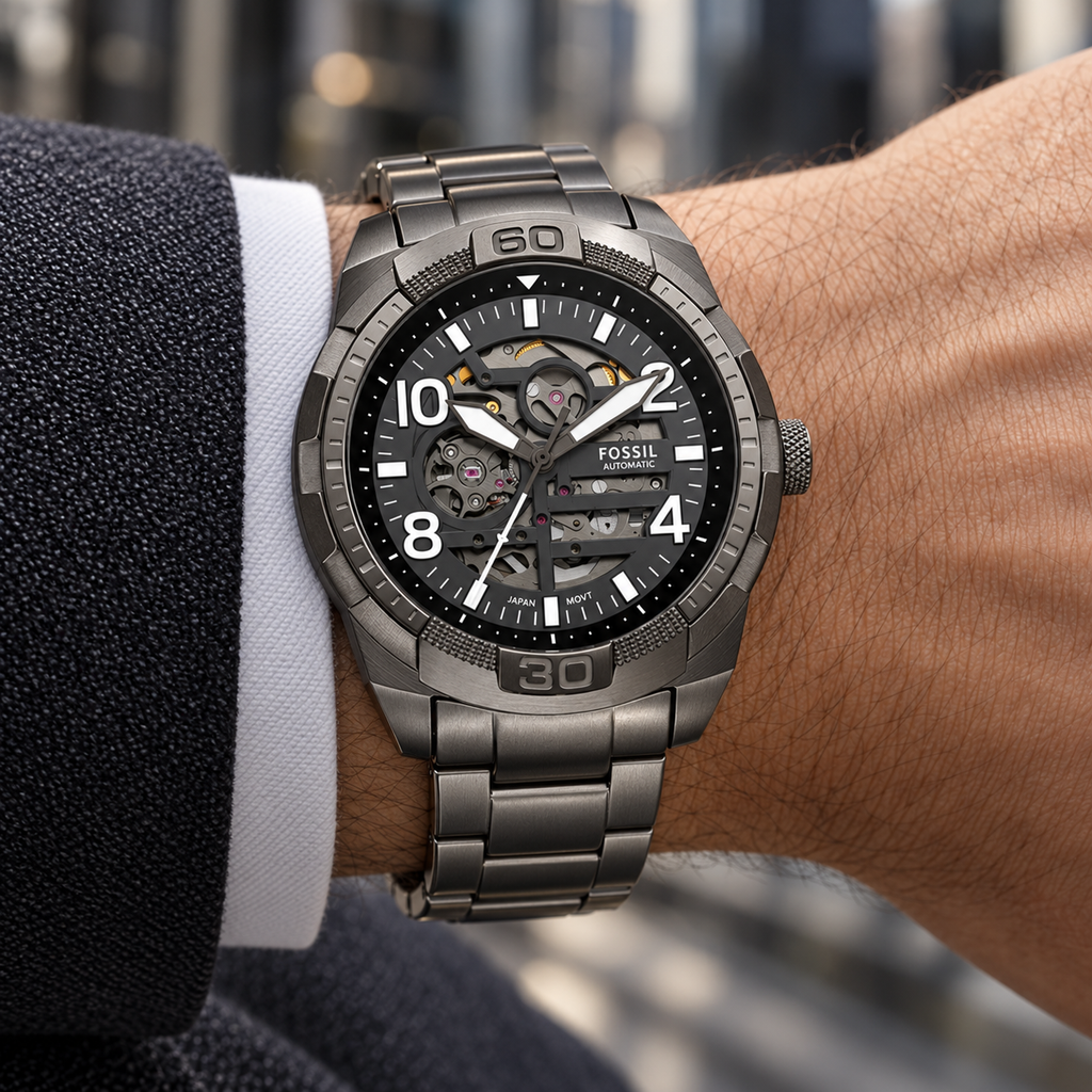 Montre homme automatique Fossil Bronson ME3255 48mm