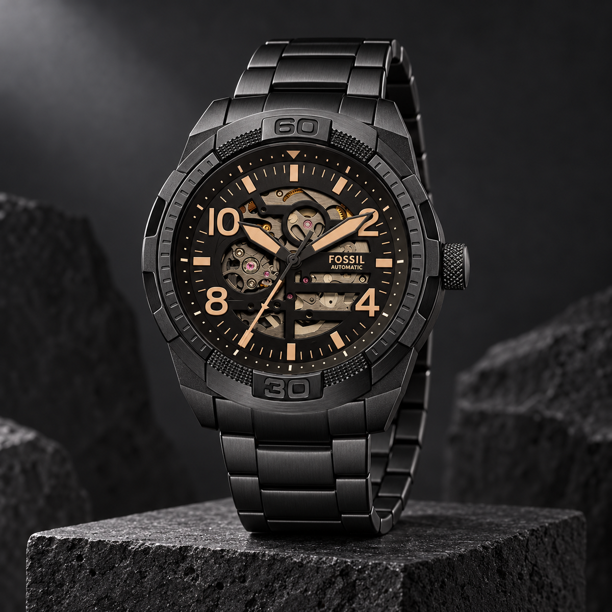 Fossil Bronson Automatic ME3256 48mm Herrenuhr