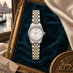 Michael Kors MK4740 Petite Lexington two-tone pavé watch, Venice