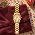 Michael Kors MK4862 on burgundy leather in Rome