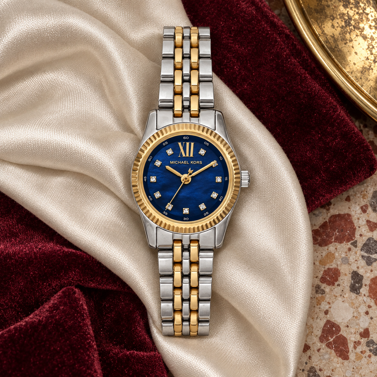 Michael Kors MK4865 on ivory silk in Rome
