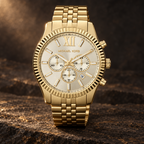 Michael Kors MK8281 men's Lexington gold-tone chronograph, concept 2