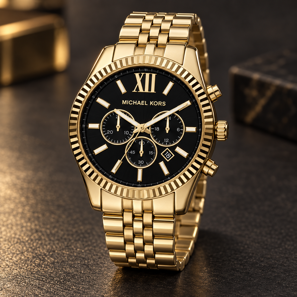 Dark studio hero: Michael Kors MK8286 Lexington