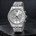Michael Kors MK8405 men's Lexington silver-tone chronograph, concept 2