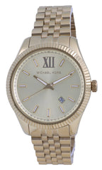 Michael Kors Lexington Gold Zifferblatt Quarz MK8857 Herrenuhr