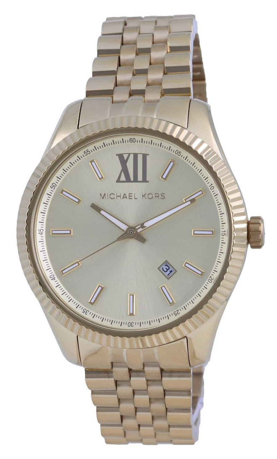 Michael Kors Lexington Gold Zifferblatt Quarz MK8857 Herrenuhr
