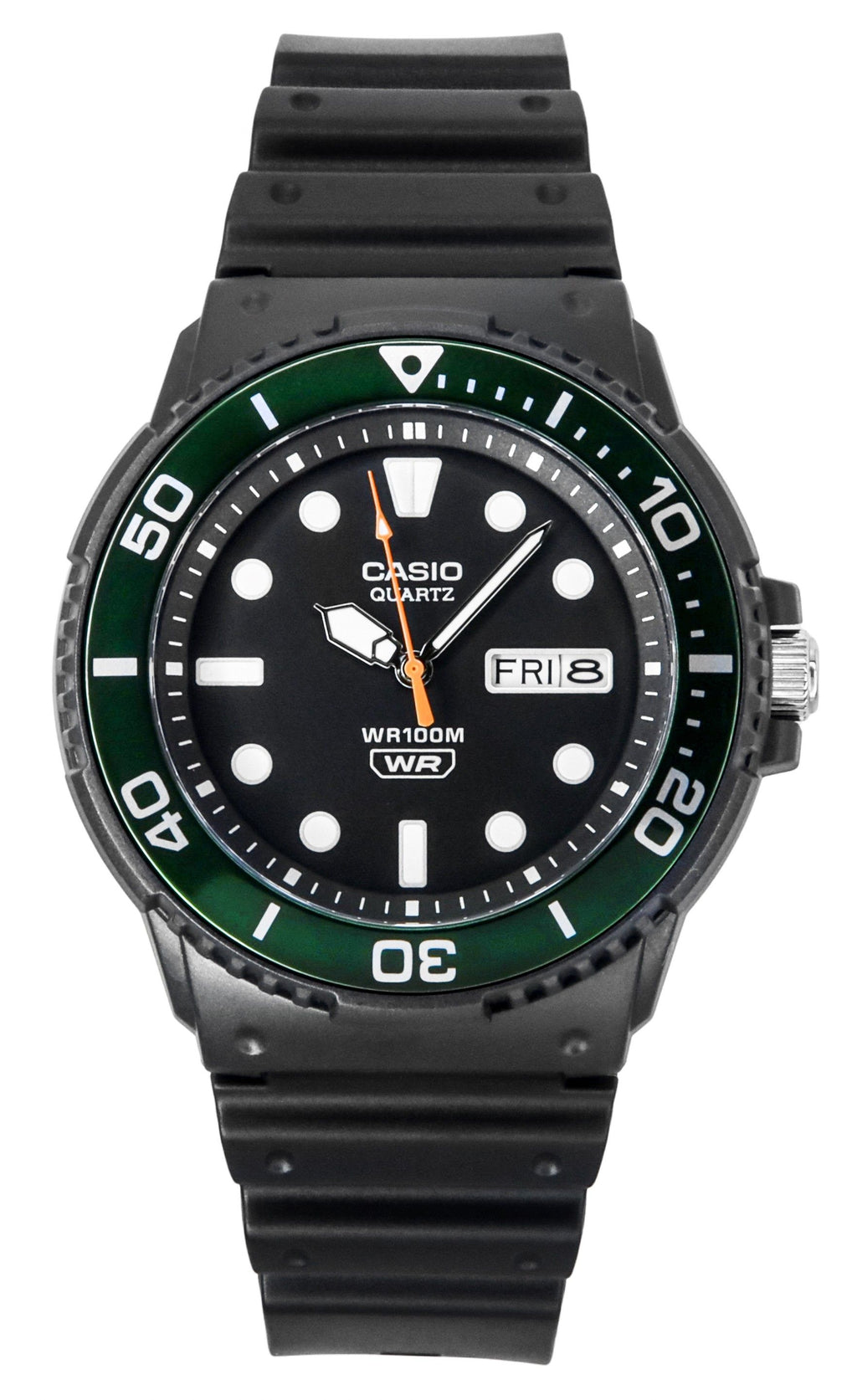 Casio Standard Analog Resin Strap Black Dial Quartz MRW-230H-1E3V 100M Men's Watch