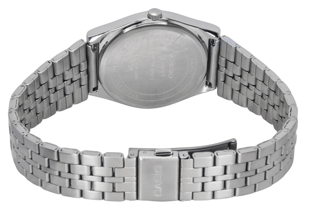 Casio Standard Analog Stainless Steel White Dial Quartz MTP-B145D-7B Men's Watch