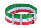Ratio NATO23 Italienische Nationalflagge Muster Polyester 22mm Uhrenarmband