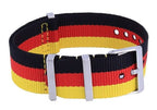 Ratio NATO26 Germany National Flag Pattern Polyester 22mm Watch Strap