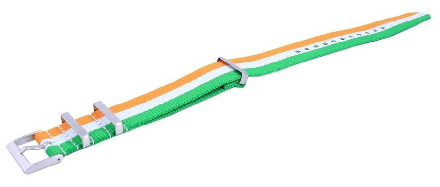 Verhältnis NATO33 Irland Nationalflaggen-Muster Polyester 22mm Uhrenarmband