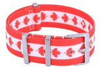 Ratio NATO34 Canada National Flag Pattern Polyester 22mm Watch Strap