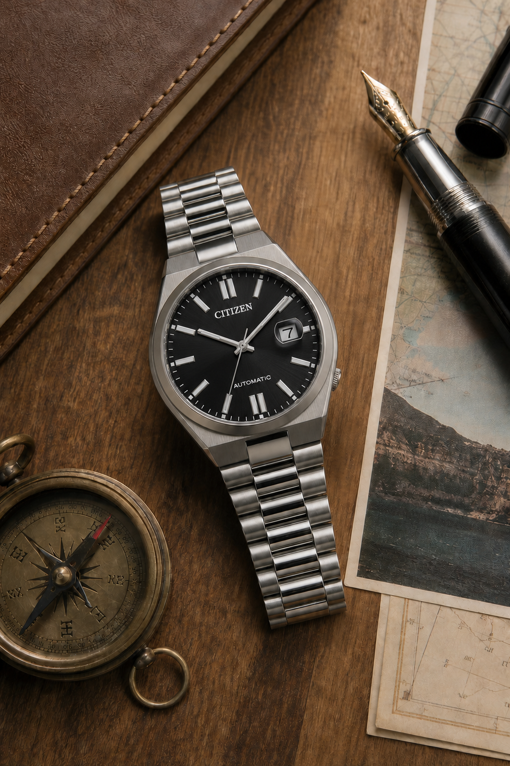 Citizen TSUYOSA Black Dial Automatic NJ0150-56E 40mm Watch