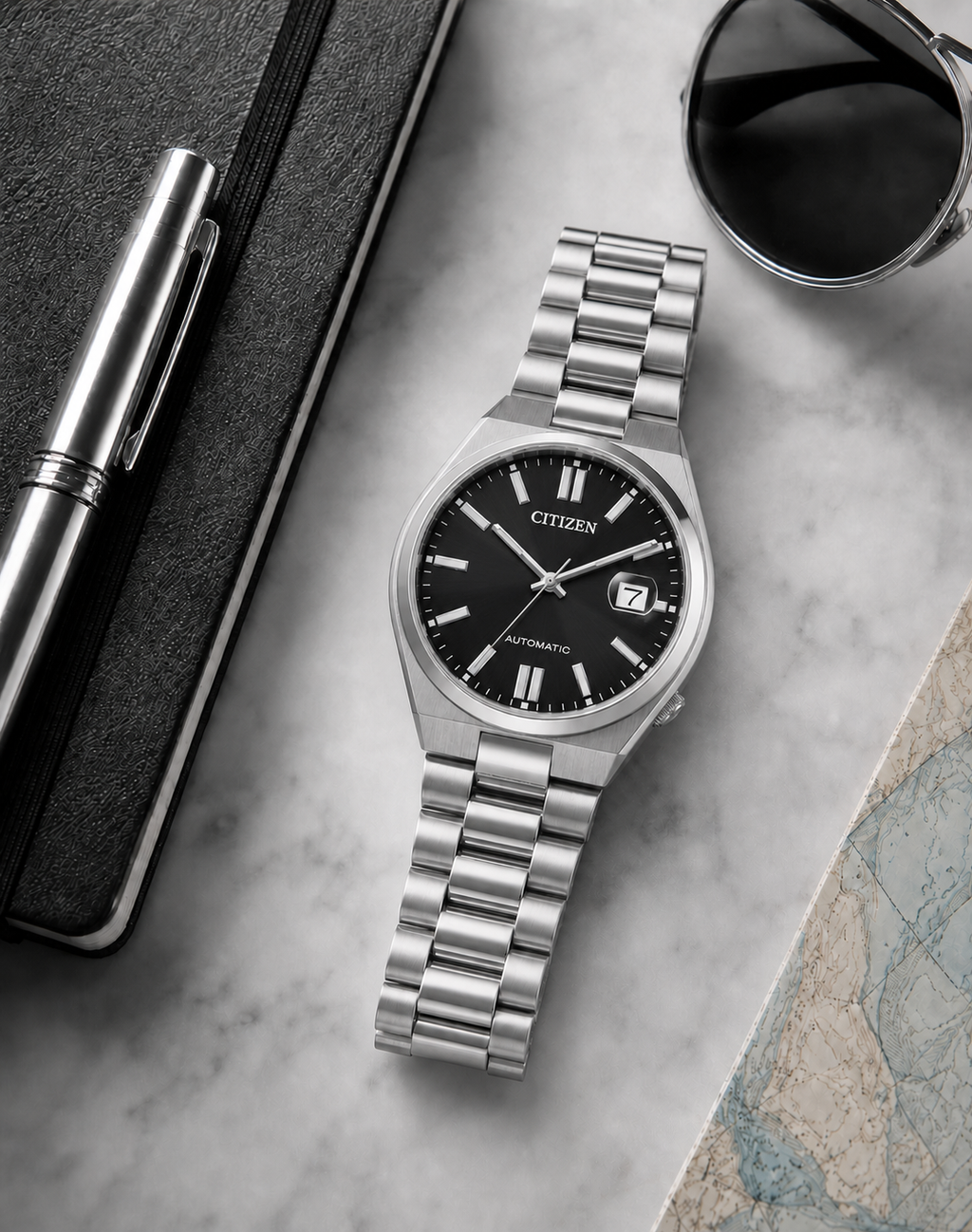 Citizen TSUYOSA Black Dial Automatic NJ0150-56E 40mm Watch