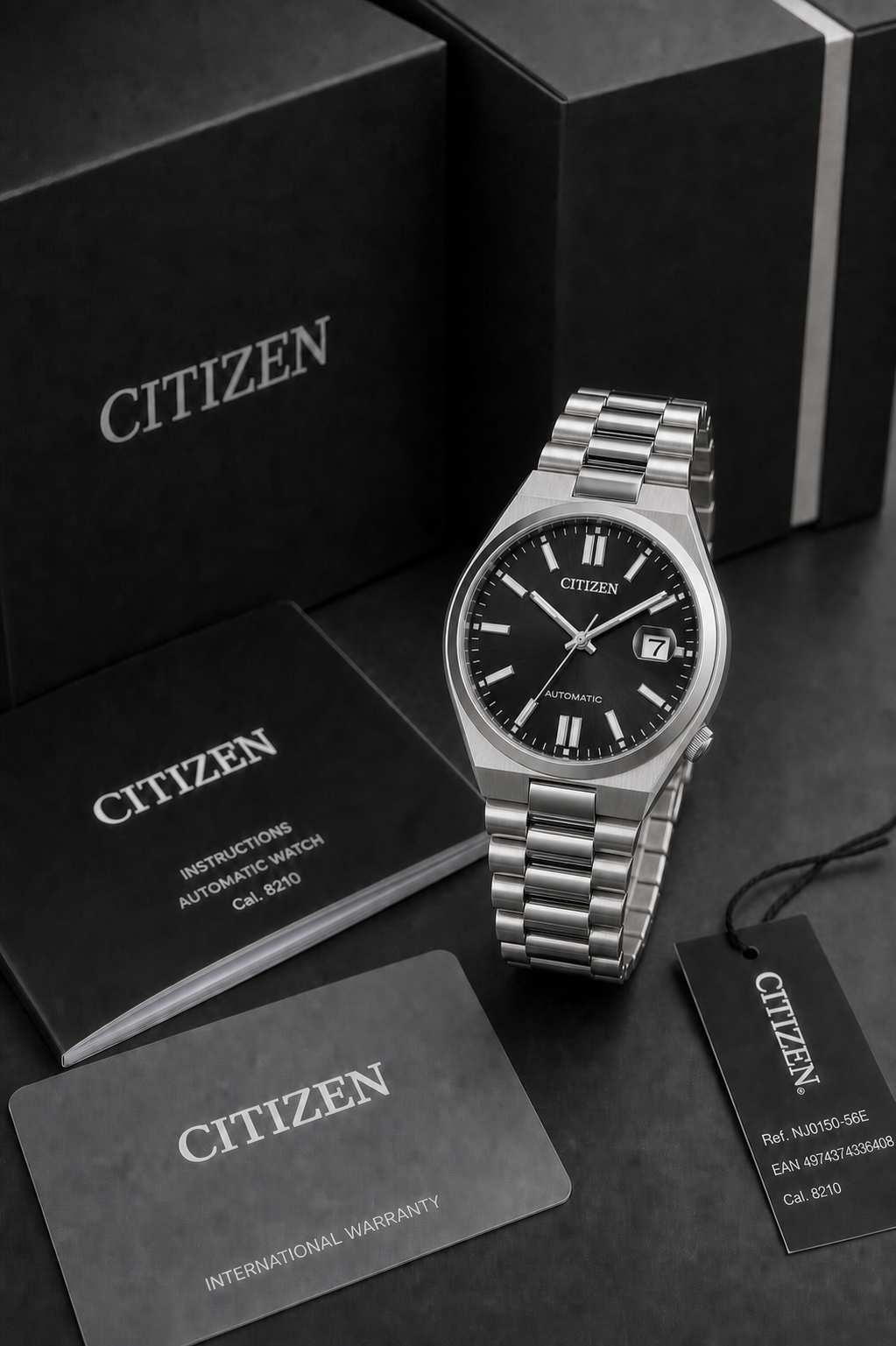 Citizen TSUYOSA Black Dial Automatic NJ0150-56E 40mm Watch