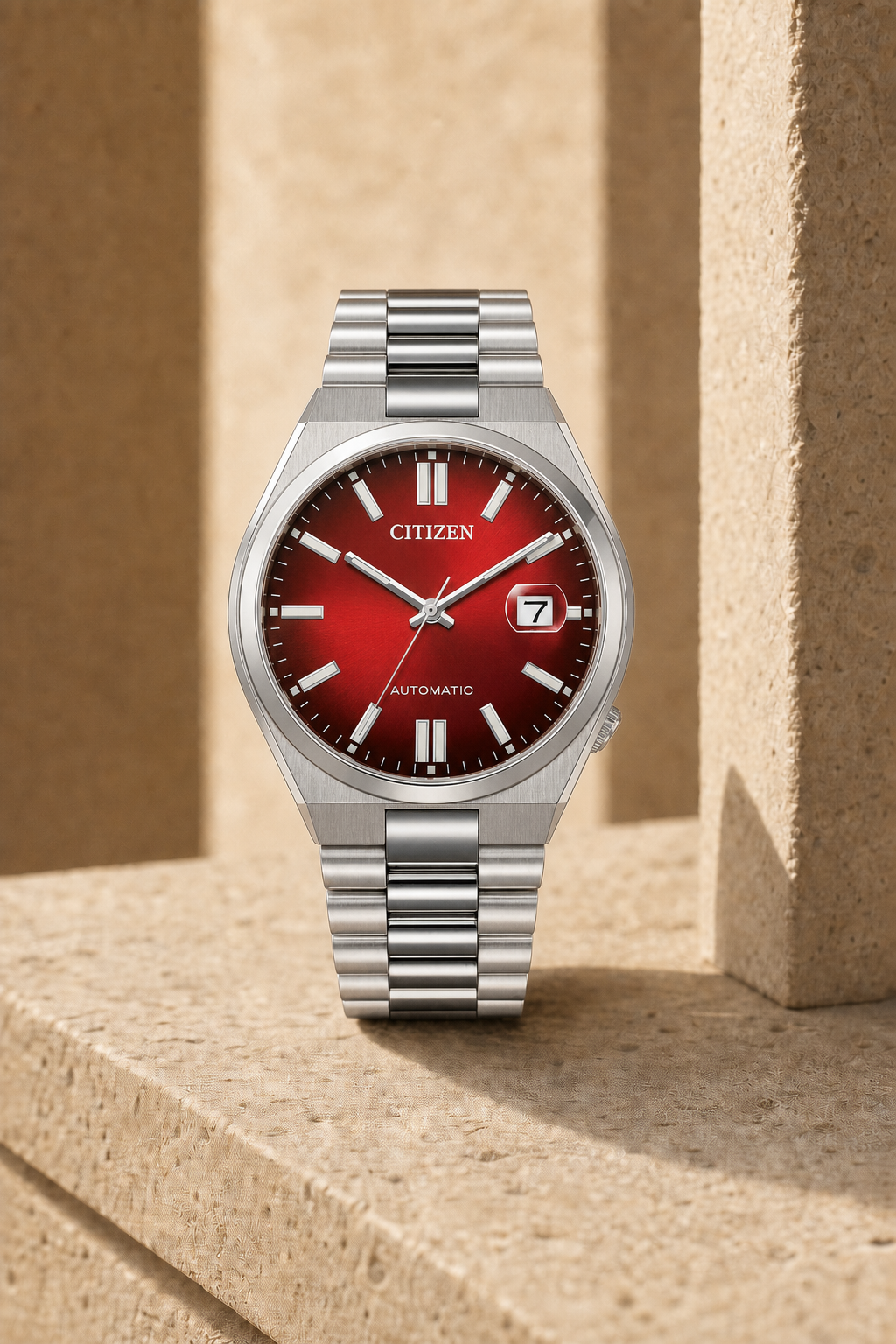 Citizen TSUYOSA Red Dial Automatic NJ0150-56W 40mm Watch