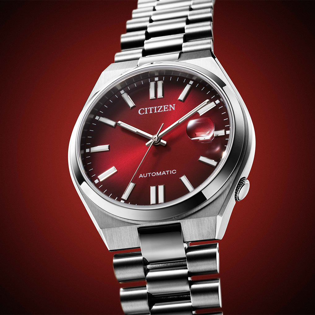 Citizen TSUYOSA Red Dial Automatic NJ0150-56W 40mm Watch
