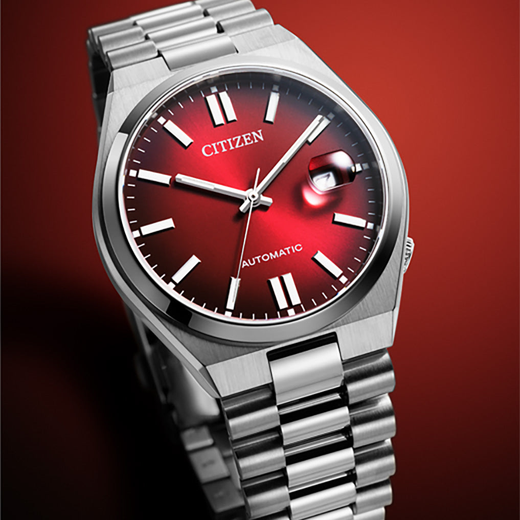 Citizen TSUYOSA Red Dial Automatic NJ0150-56W 40mm Watch