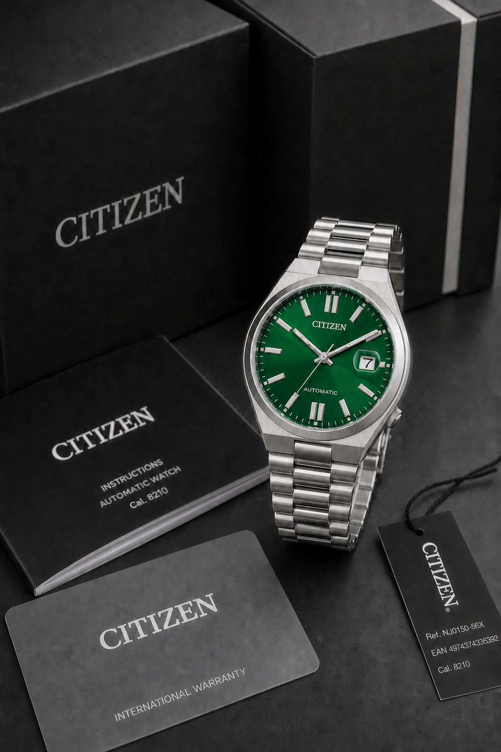Citizen TSUYOSA Green Dial Automatic NJ0150-56X 40mm Watch