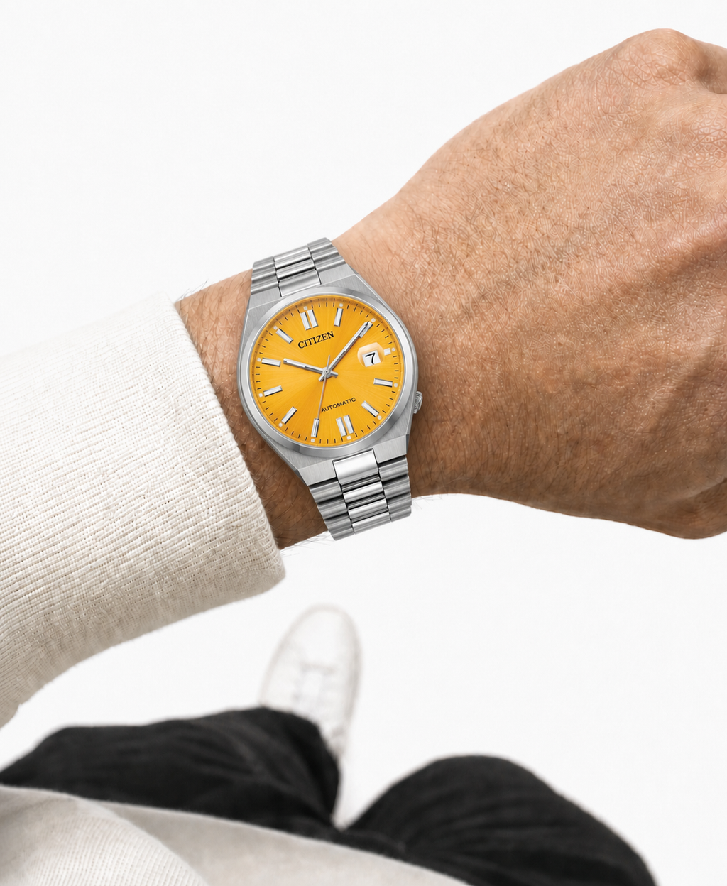 Citizen TSUYOSA Yellow Dial Automatic NJ0150-56Z 40mm Watch