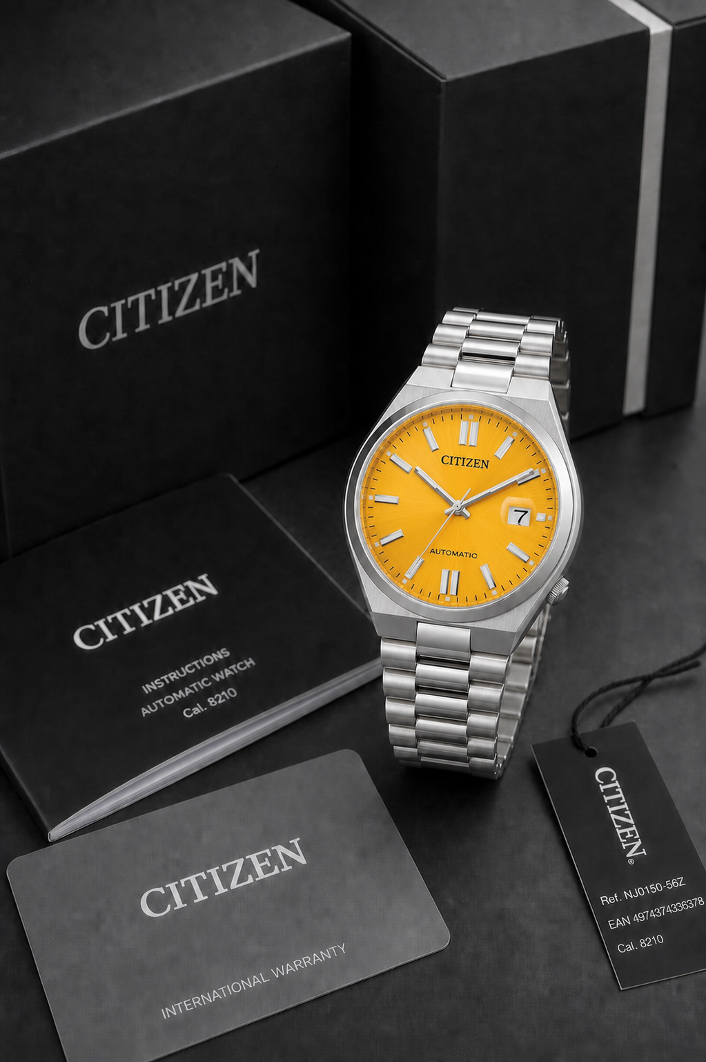 Citizen TSUYOSA Yellow Dial Automatic NJ0150-56Z 40mm Watch