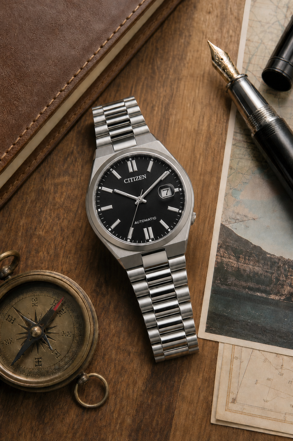Citizen TSUYOSA Black Dial Automatic NJ0150-81E 40mm Watch