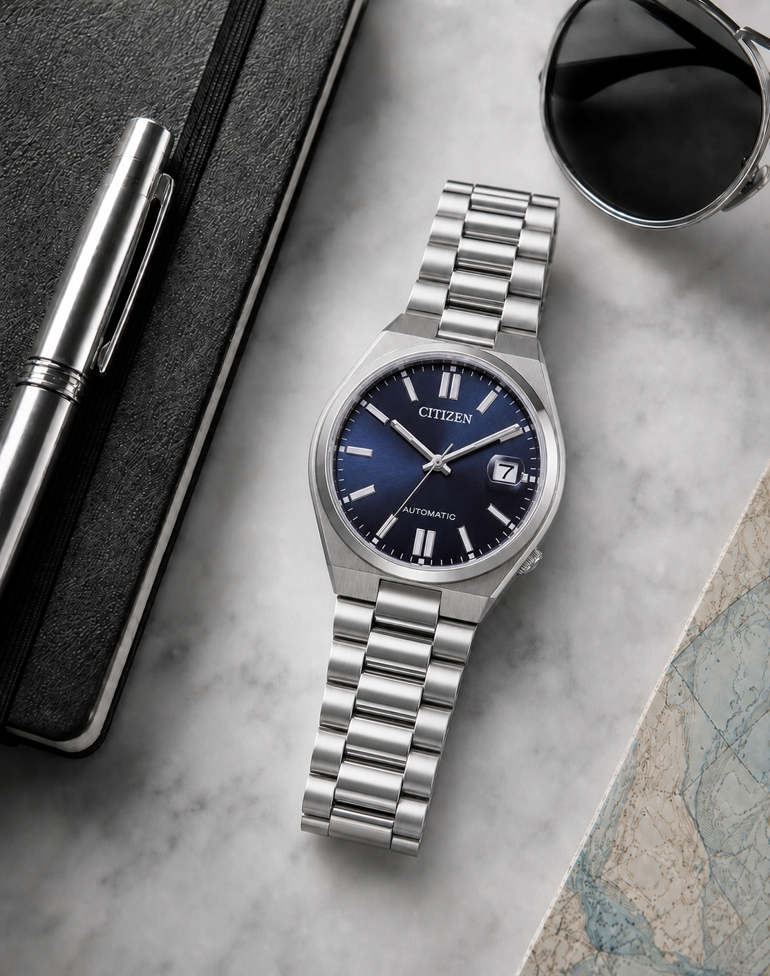 Citizen TSUYOSA Blue Dial Automatic NJ0150-81L 40mm Watch