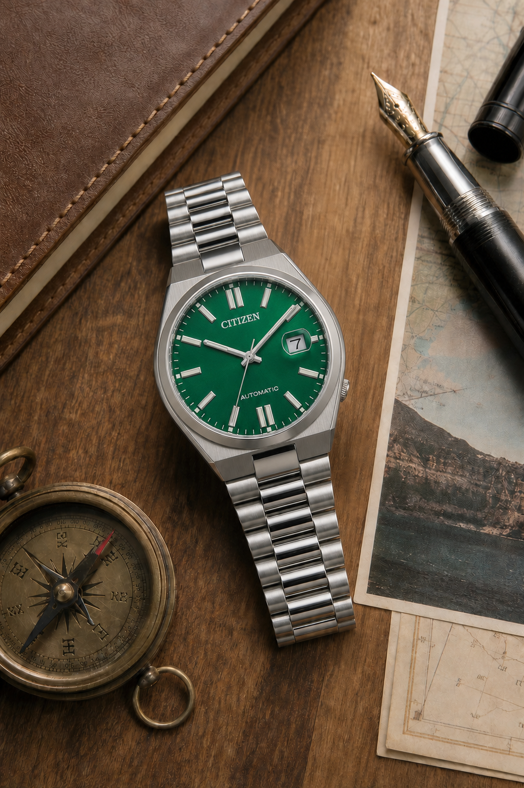 Citizen TSUYOSA Green Dial Automatic NJ0150-81X 40mm Watch