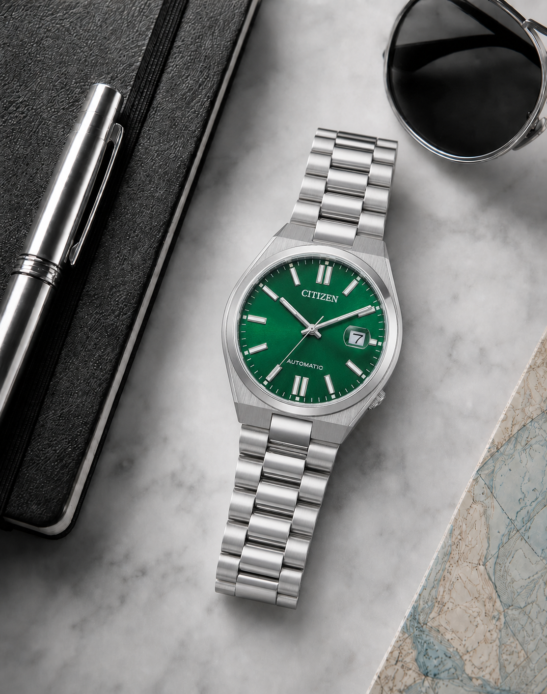 Citizen TSUYOSA Green Dial Automatic NJ0150-81X 40mm Watch
