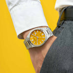Citizen TSUYOSA Gelbes Zifferblatt Automatikuhr NJ0150-81Z 40mm