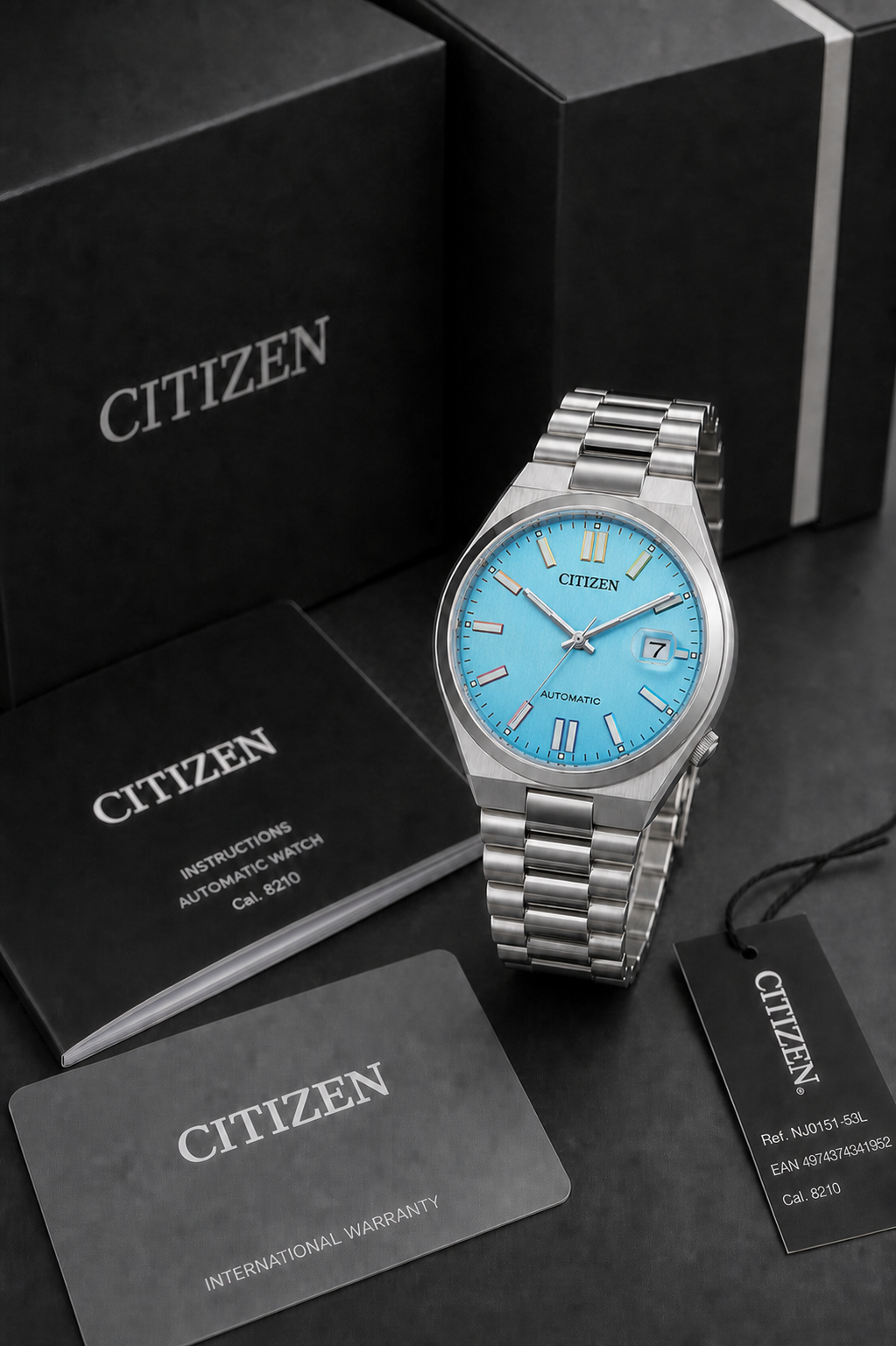 Citizen TSUYOSA Ice Blue Dial Automatic NJ0151-53L 40mm Watch