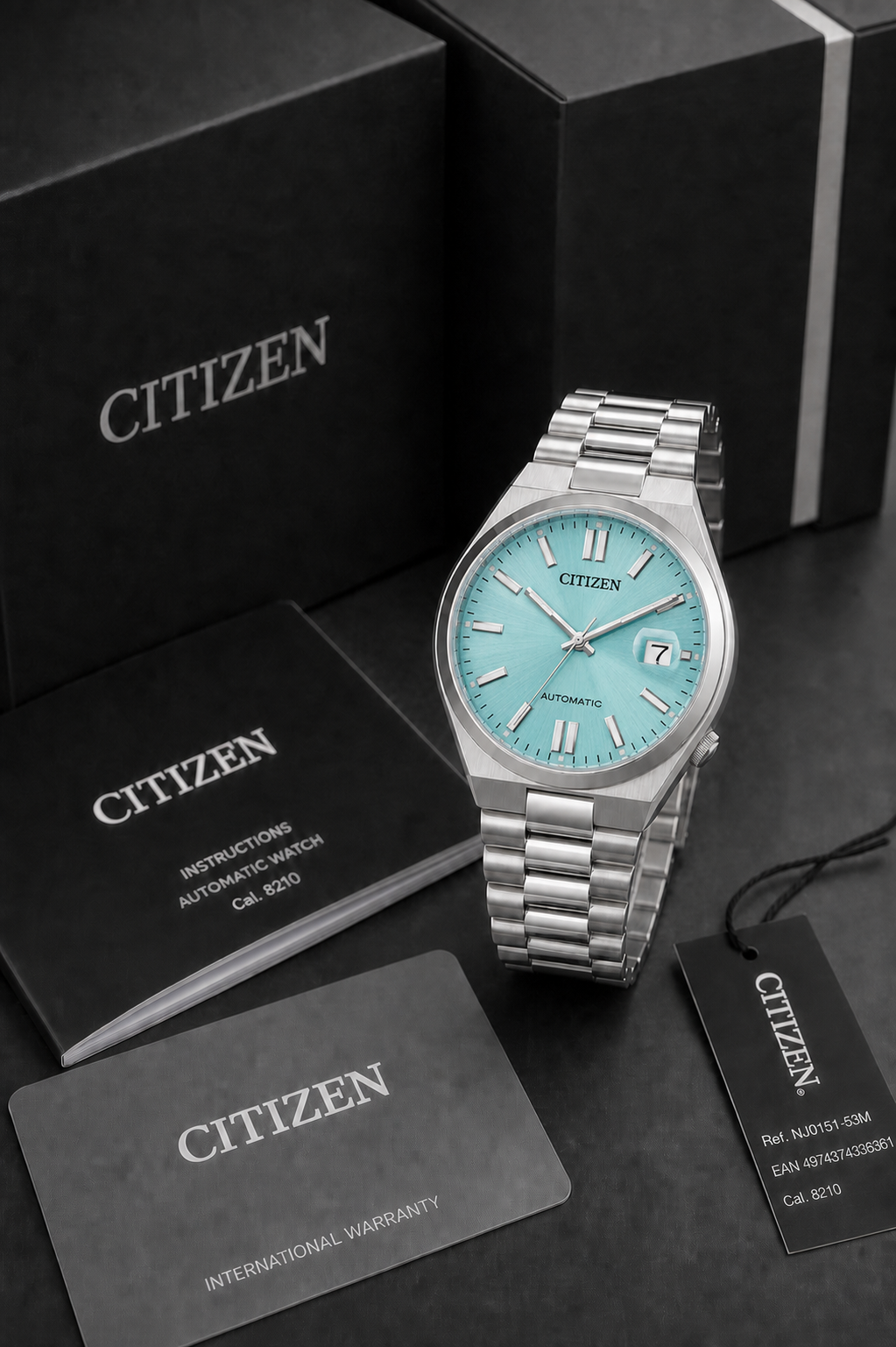 Citizen TSUYOSA Ice Blue Dial Automatic NJ0151-53M 40mm Watch