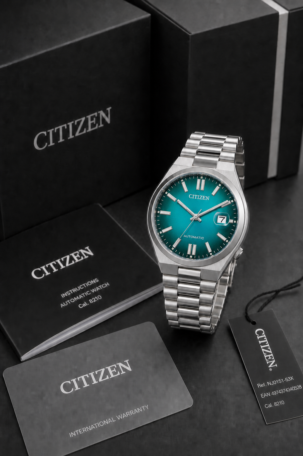Citizen TSUYOSA Turquoise Dial Automatic NJ0151-53X 40mm Watch