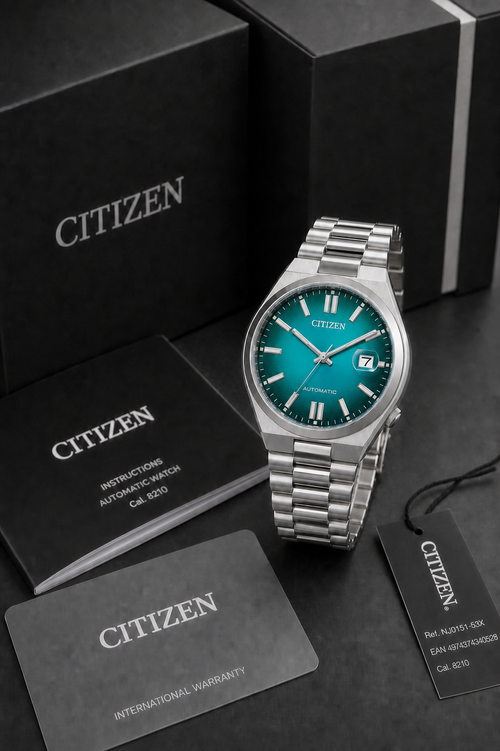 Citizen TSUYOSA Turquoise Dial Automatic NJ0151-53X 40mm Watch
