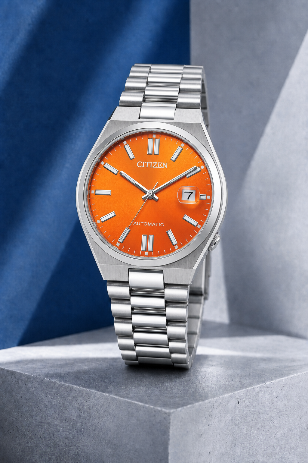 Citizen TSUYOSA Orange Dial Automatic NJ0151-53Z 40mm Watch