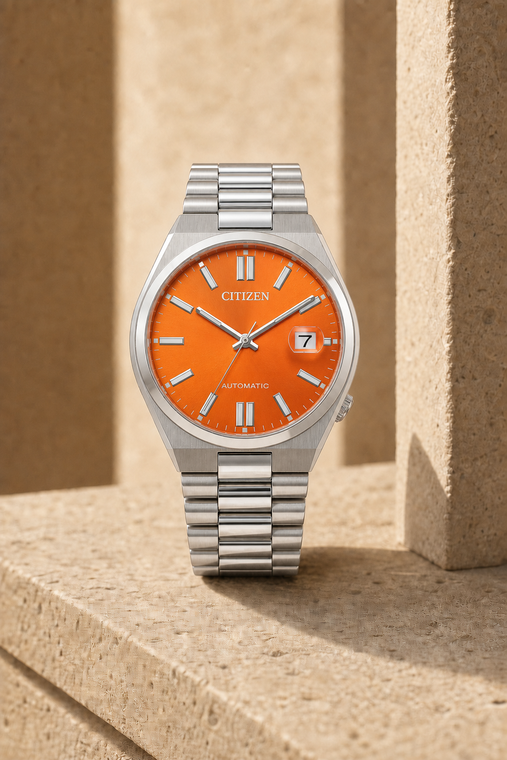 Citizen TSUYOSA Orange Dial Automatic NJ0151-53Z 40mm Watch