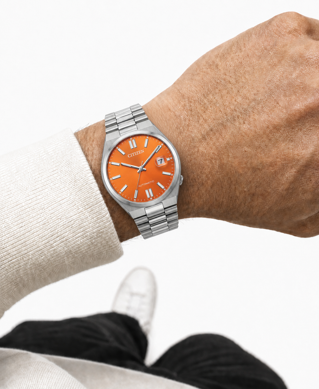 Citizen TSUYOSA Orange Dial Automatic NJ0151-53Z 40mm Watch