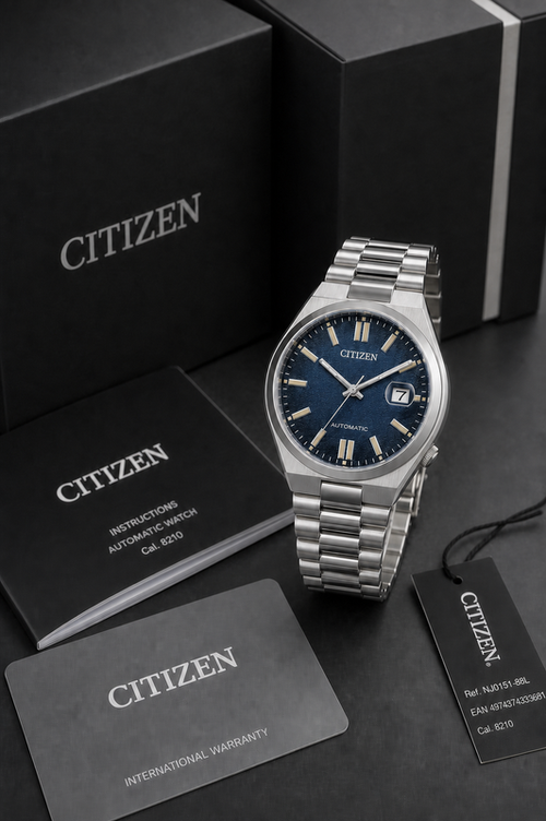 Citizen NJ0151-88L automatic watch with official Citizen box and warranty documents