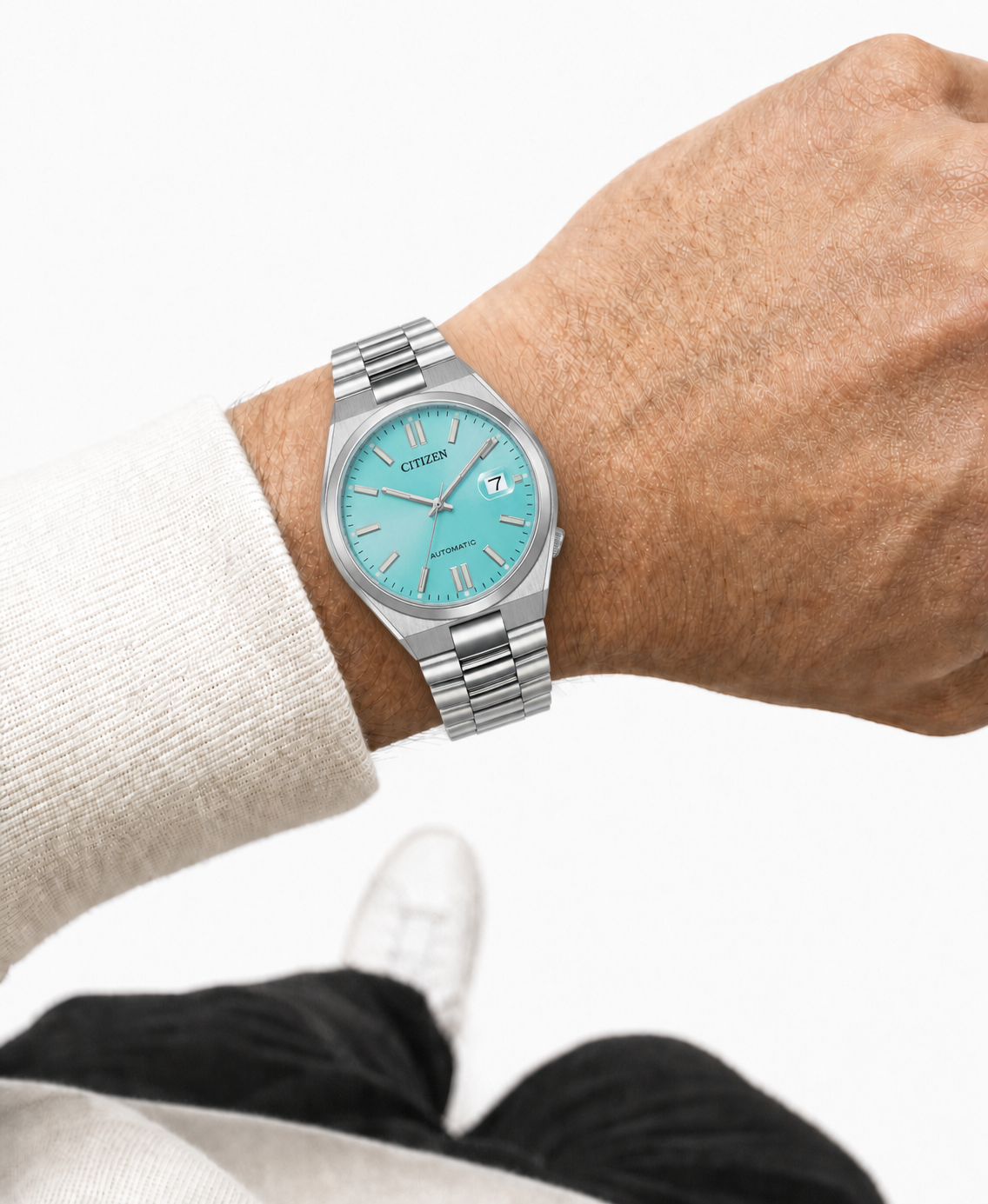 Citizen TSUYOSA Ice Blue Dial Automatic NJ0151-88M 40mm Watch