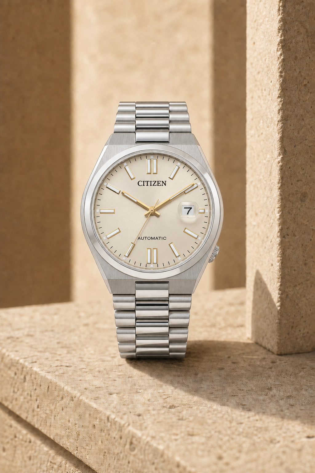 Citizen TSUYOSA Champagne Dial Automatic NJ0151-88W 40mm Watch